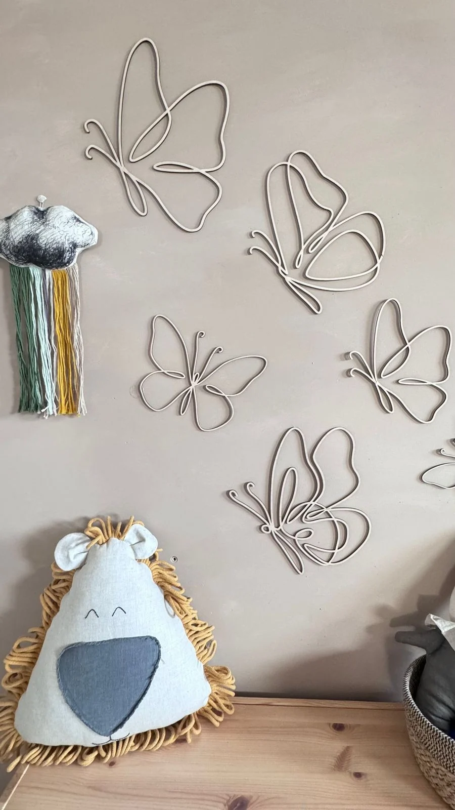 Wall decoration, Set of 6 Wooden Butterflies, photo 4