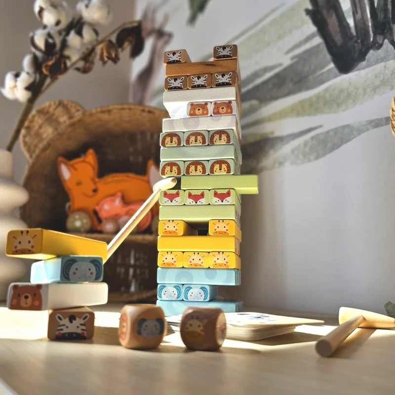 Shaky Tower Skill Game with Animals, photo 2