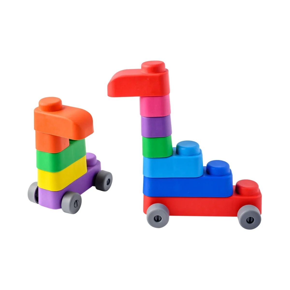 Soft Blocks Set with Wheels, photo 9