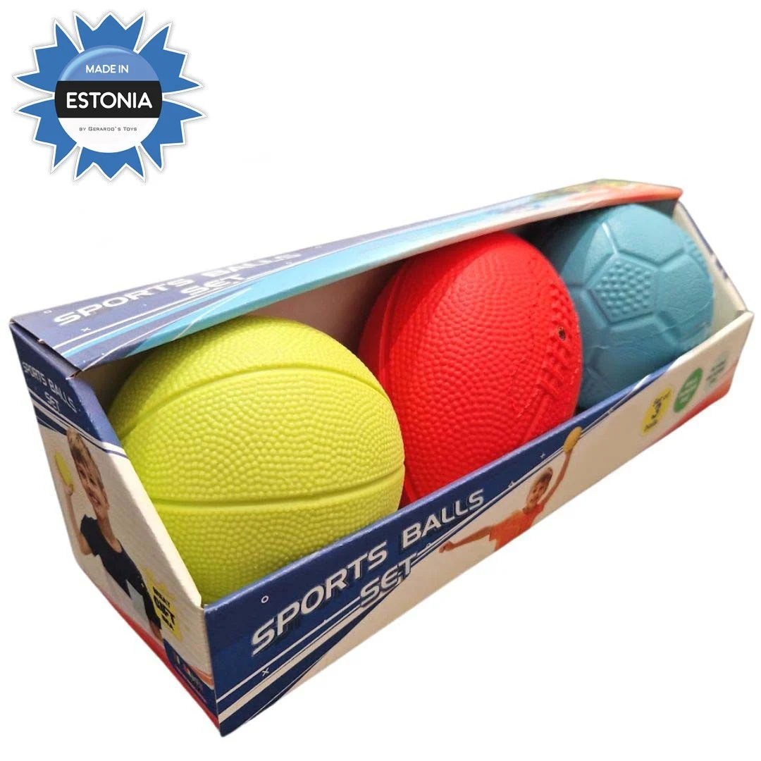 Sports Balls Set for Kids, 3 pcs, photo 2