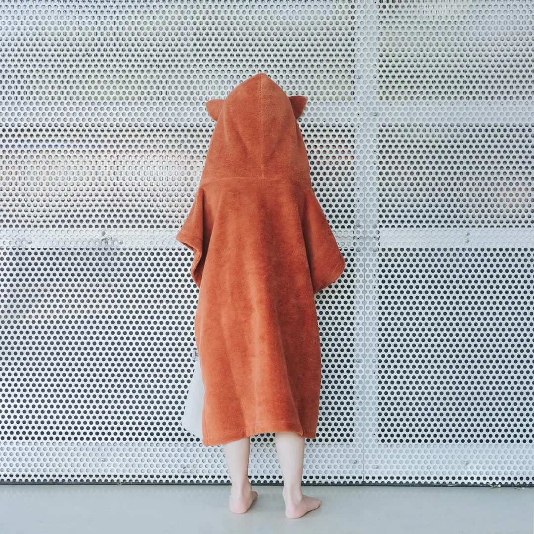 Patulove Surffoxy — Kids Bath Poncho, Orange, photo 4