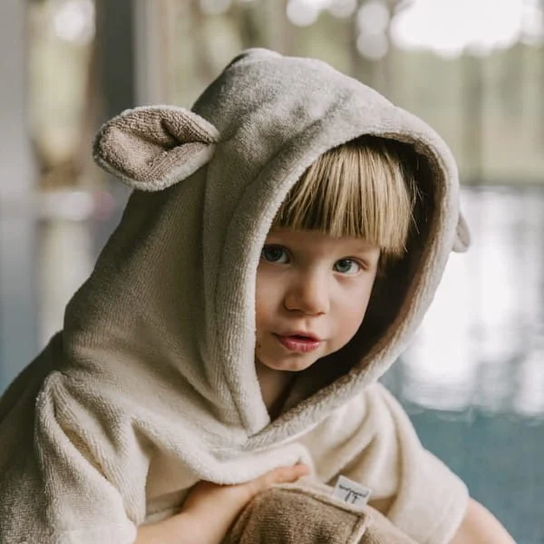Patulove Surfsheep — Kids Bath Poncho, Beige, photo 3