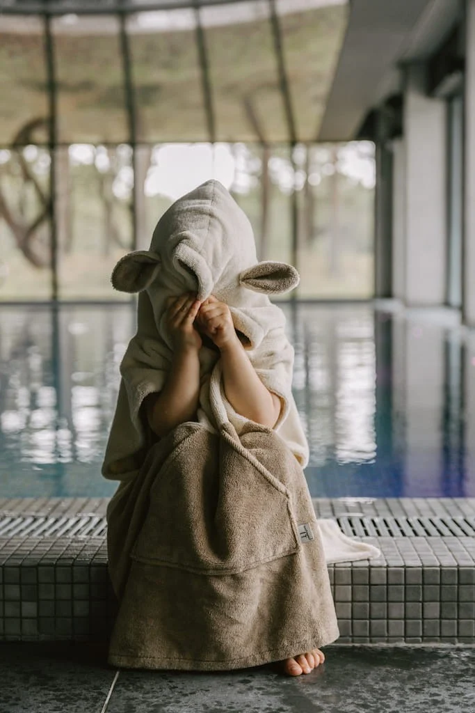 Patulove Surfsheep — Kids Bath Poncho, Beige, photo 4