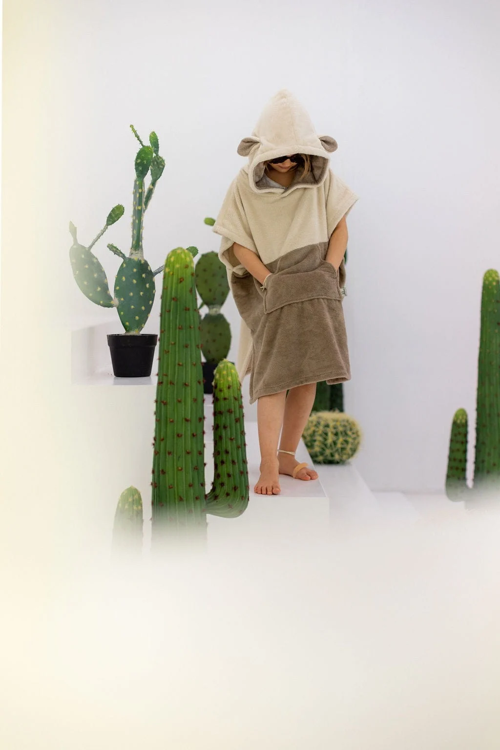 Patulove Surfsheep — Kids Bath Poncho, Beige, photo 7