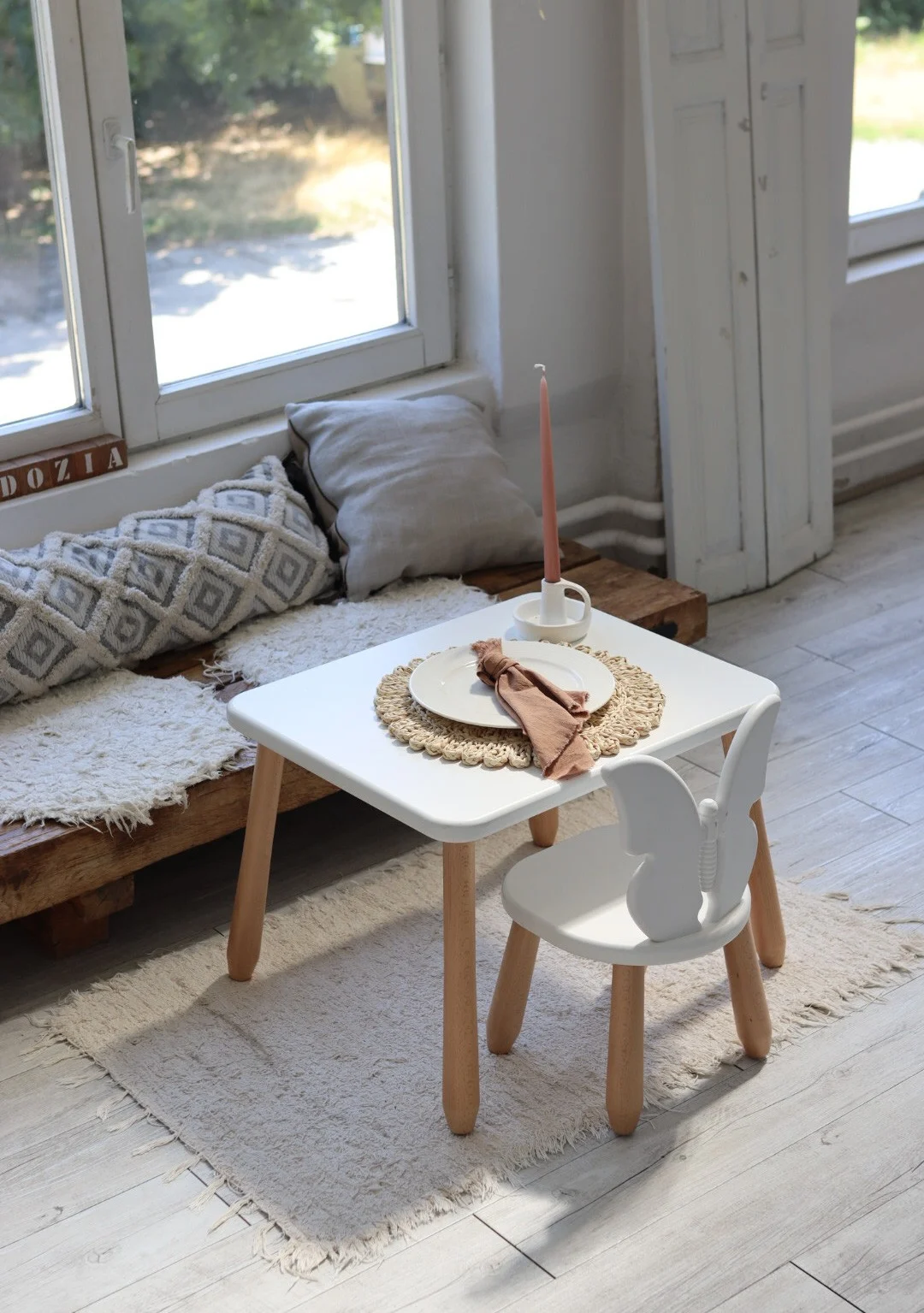 Beech Table and Chair Set