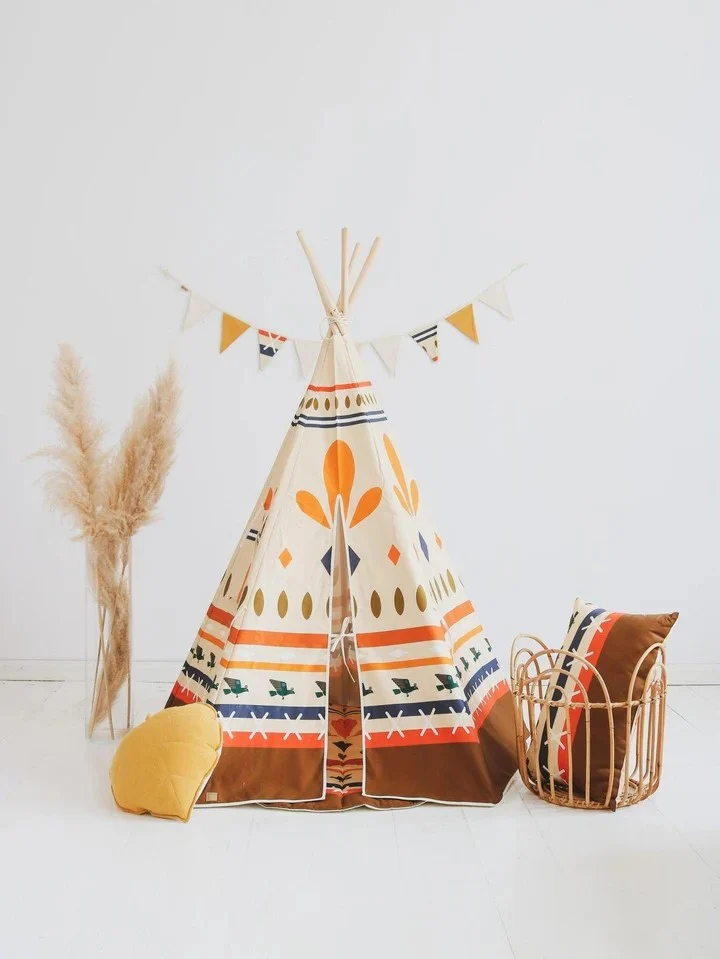 moi mili Native Vibe — Teepee Tent with Mat, photo 4