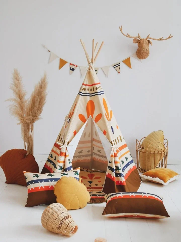 moi mili Native Vibe — Teepee Tent with Mat, photo 3