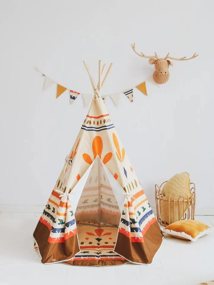 moi mili Native Vibe — Teepee Tent with Mat, photo 2