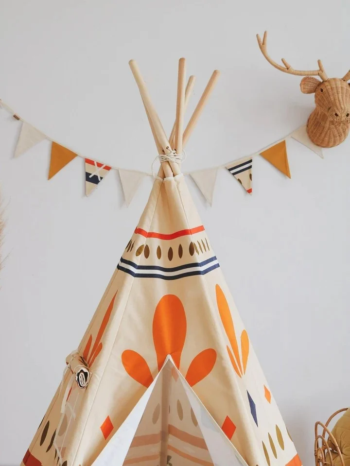 moi mili Native Vibe — Teepee Tent with Mat, photo 6