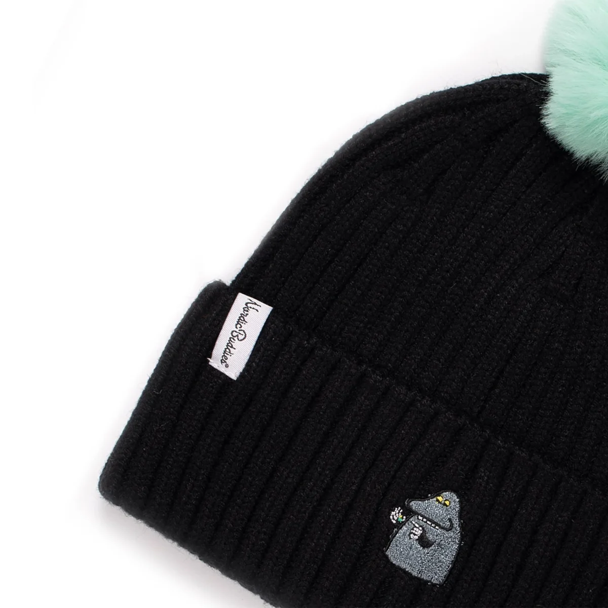 The Groke — Kids Winter Beanie, Black, photo 2