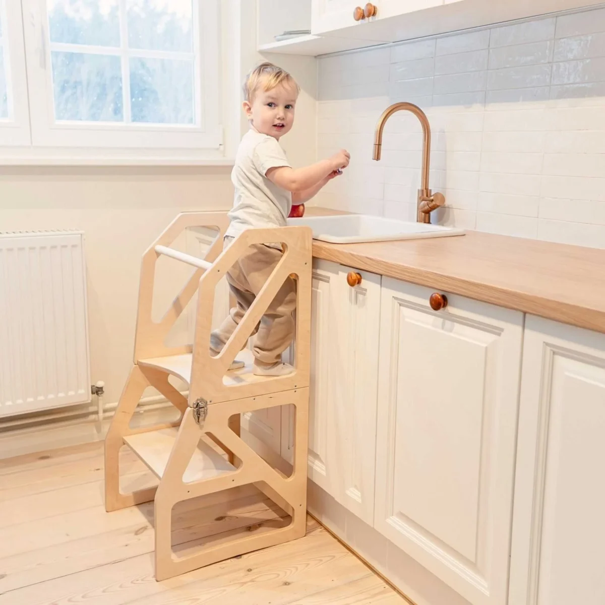 leg&go Modustep — Transformable Kitchen Tower, Table and Chair, photo 2