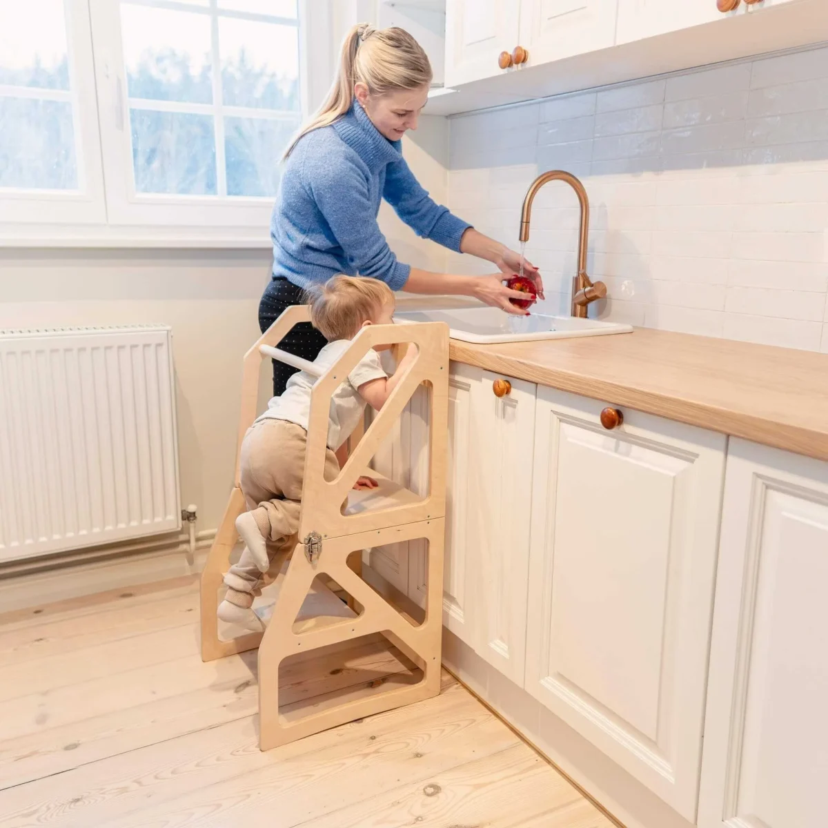 leg&go Modustep — Transformable Kitchen Tower, Table and Chair, photo 7