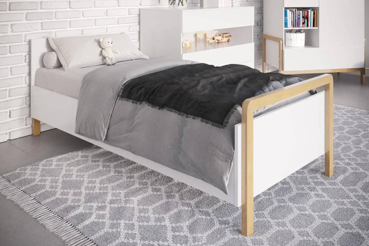 Kocot Kids Victor — Kids Bed with Solid Oak Legs, 180 × 80 cm, photo 3
