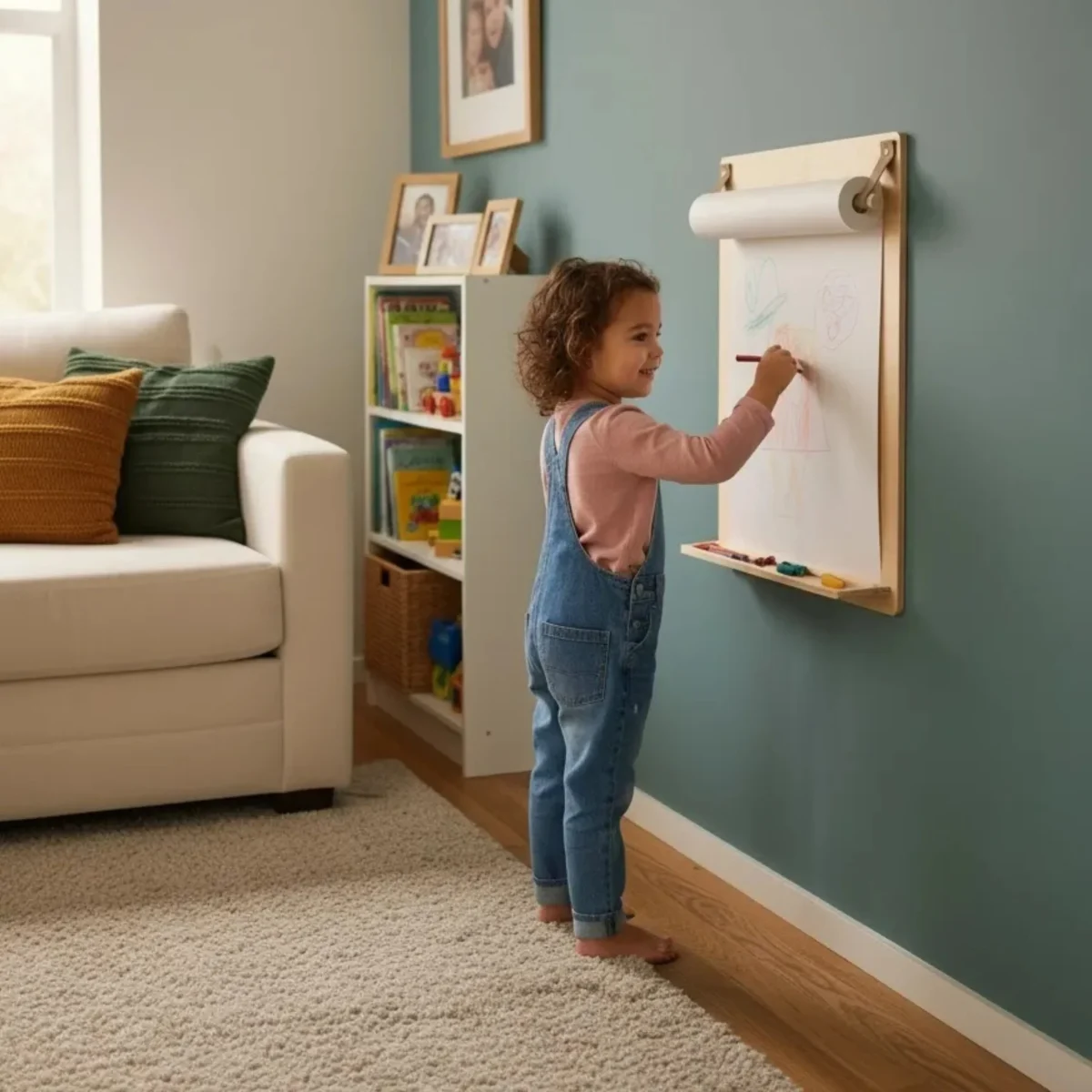 Wall Drawing Board with Roll Holder, photo 5