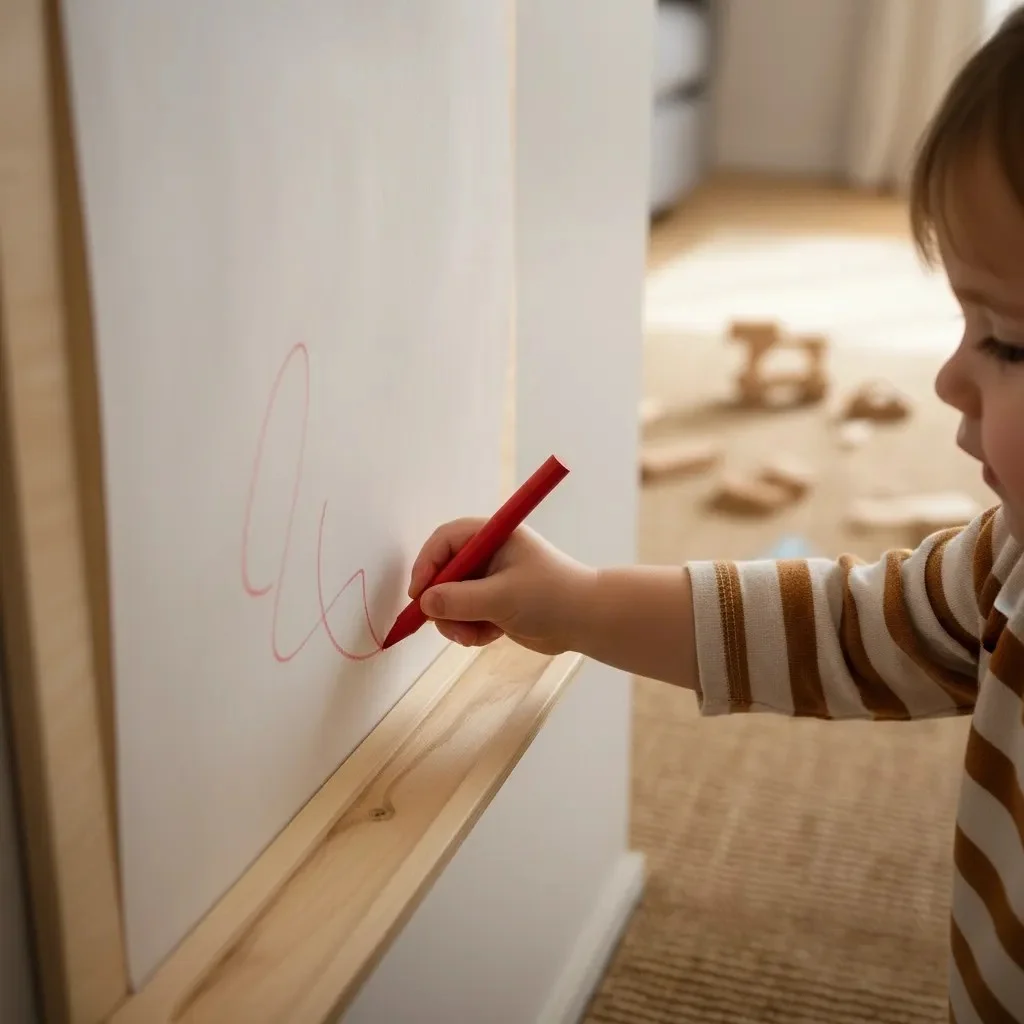 Wall Drawing Board with Roll Holder, photo 7
