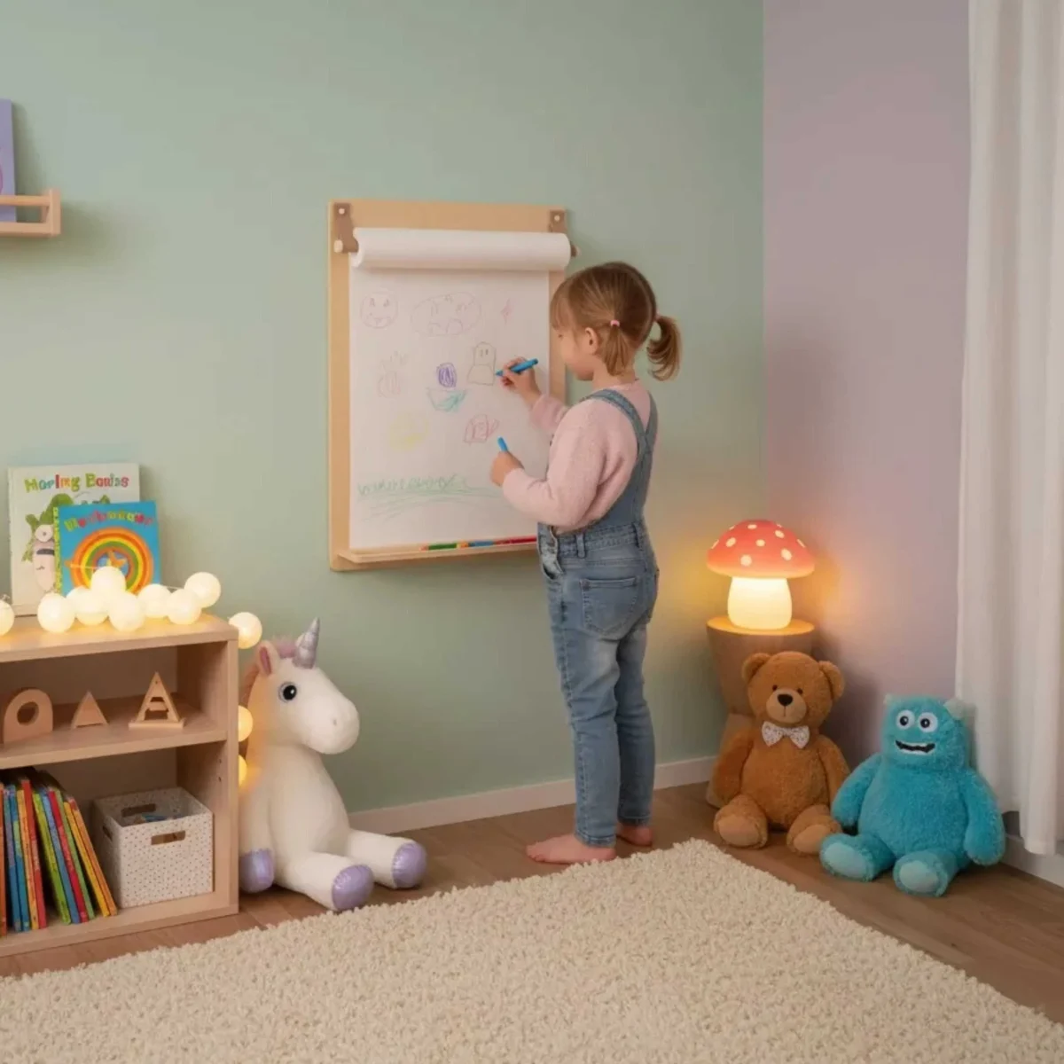 Wall Drawing Board with Roll Holder, photo 4