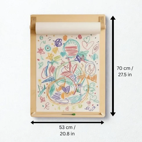 Wall Drawing Board with Roll Holder, photo 11