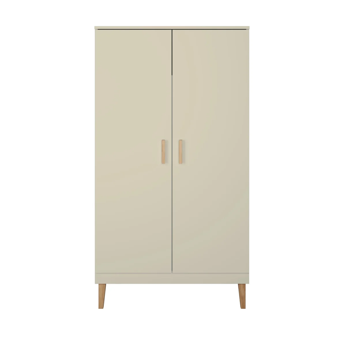 Kocot Kids Kubi — Wardrobe with Oak Legs and Handles