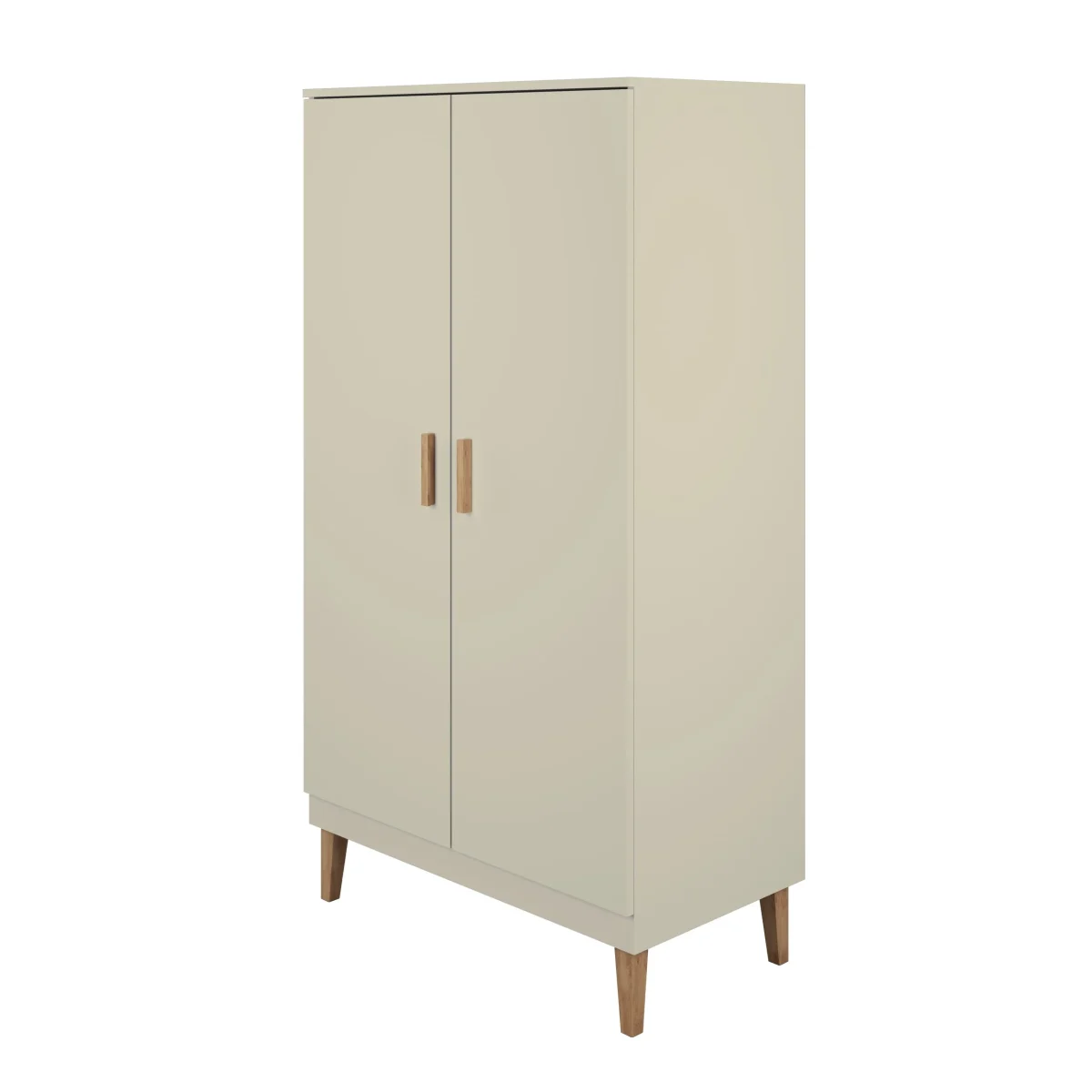 Kocot Kids Kubi — Wardrobe with Oak Legs and Handles, photo 3
