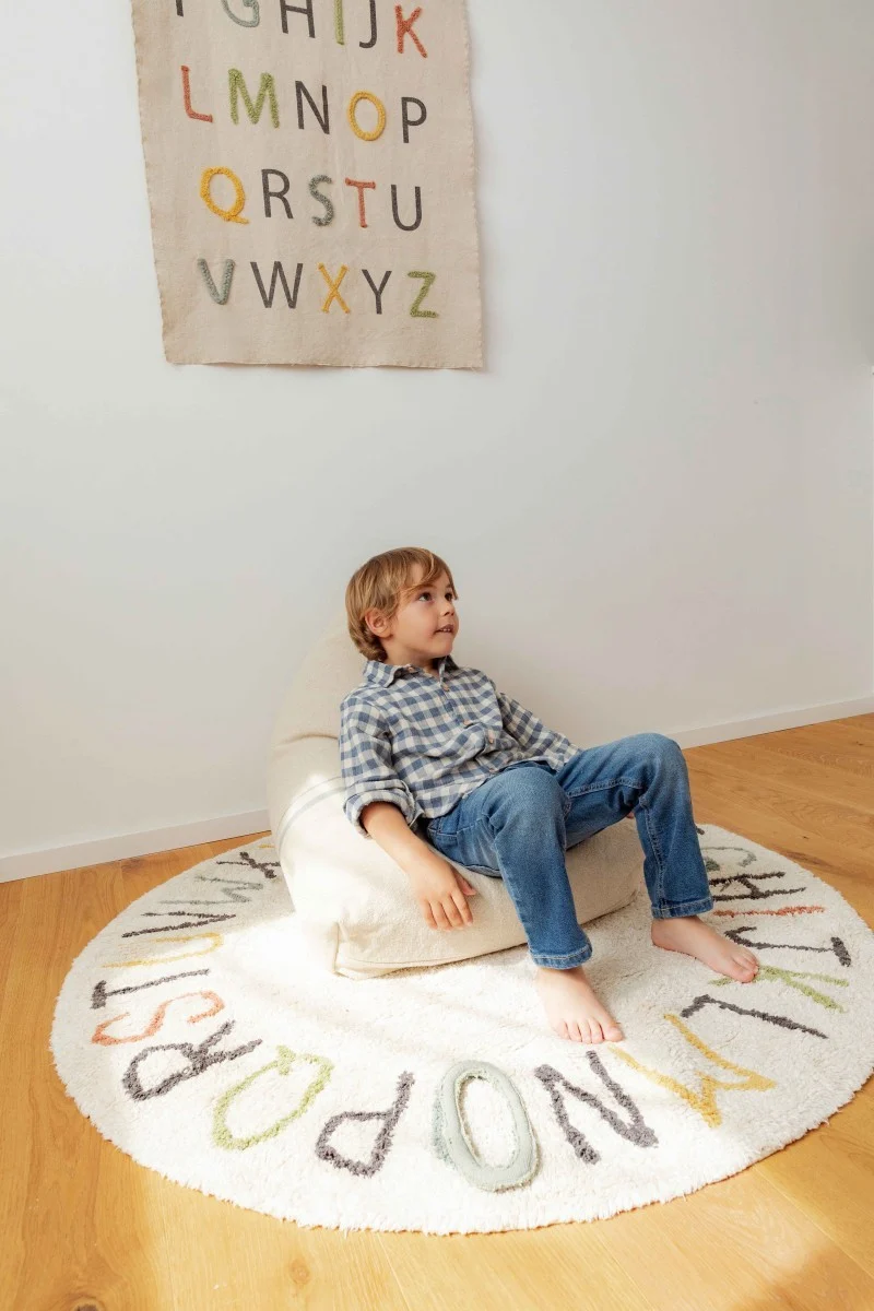Lorena Canals ABC — Washable Rug with Colours and Letters, Ø 120 cm, photo 8