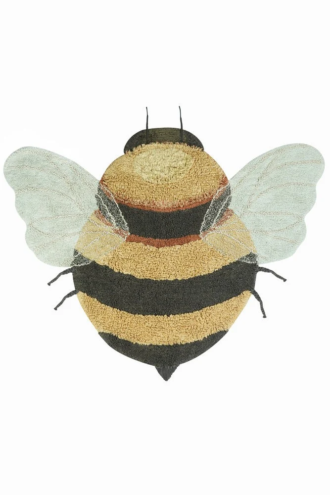Lorena Canals Bee — Washable Rug, 115 × 150 cm