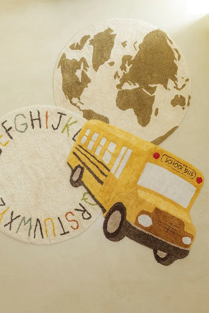Lorena Canals School Bus — Washable Cotton Rug, 130 × 90 cm, photo 6