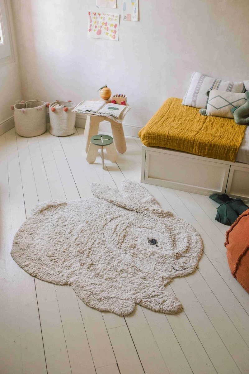 Lorena Canals Bunny — Washable Rug, 130 × 135 cm, photo 2