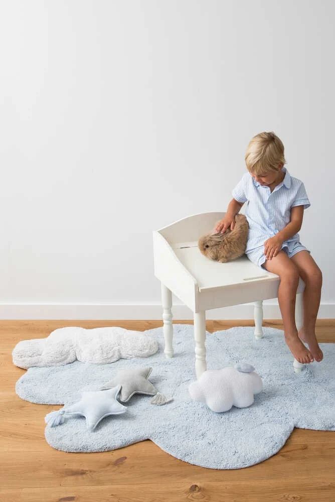 Lorena Canals Puffy Dream — Washable Rug, Blue Cloud, 110 × 170 cm, photo 4