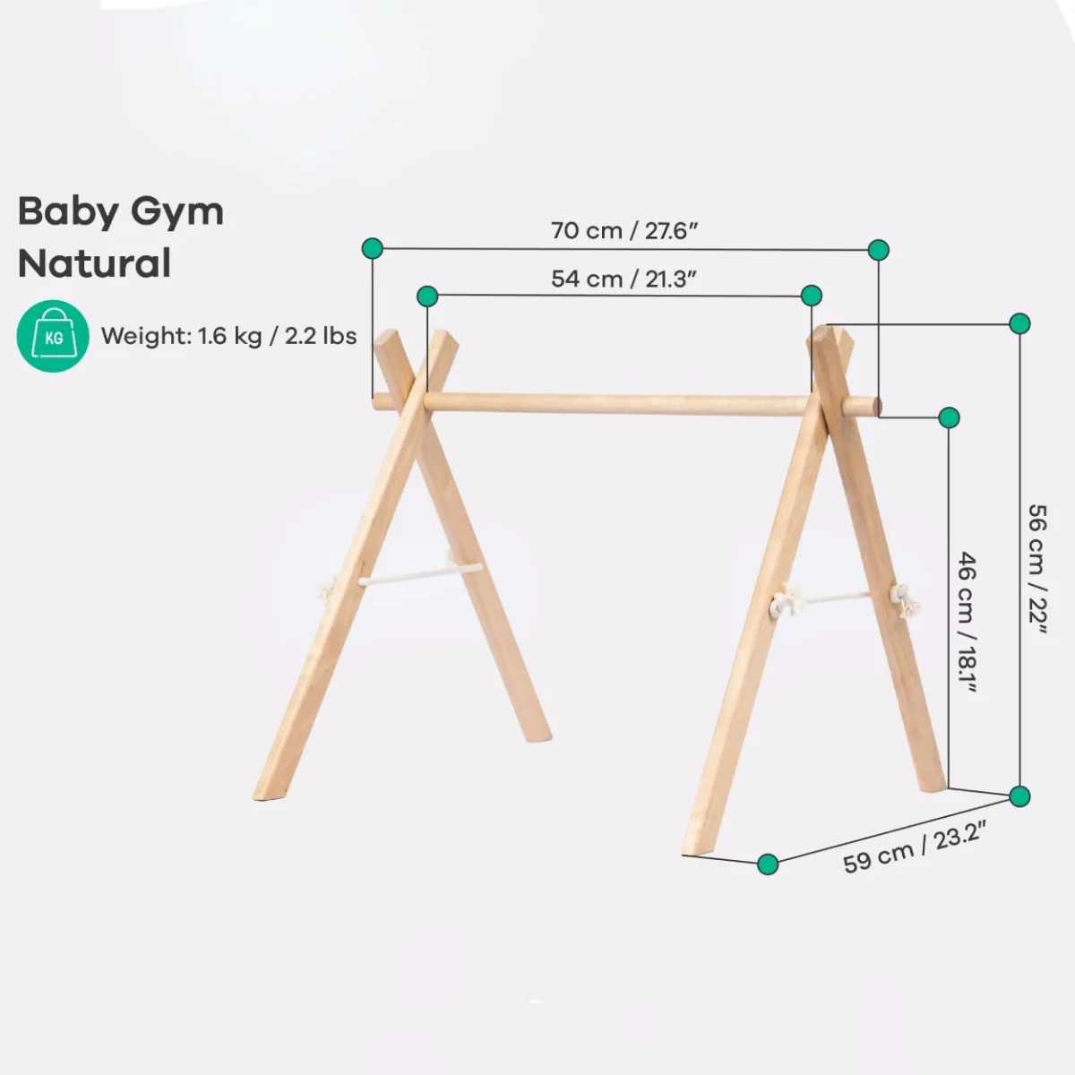 Wooden Baby Gym, Frame Only, photo 4