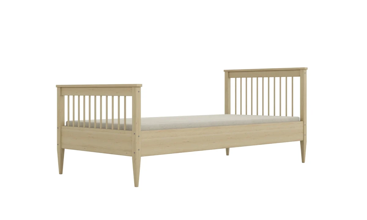 Kocot Kids EMILIA — Solid Pine Bed, Five Sizes and Four Finishes