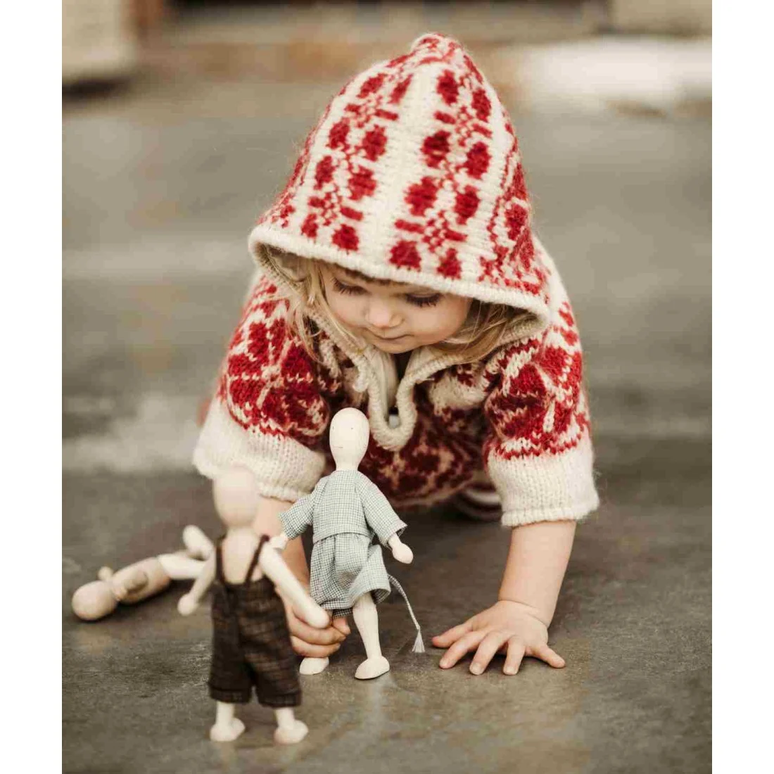 Wooden Beech Doll with Pants, photo 6