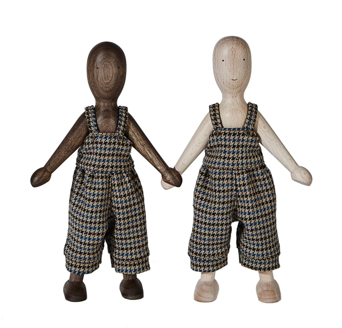 Wooden Beech Doll with Pants