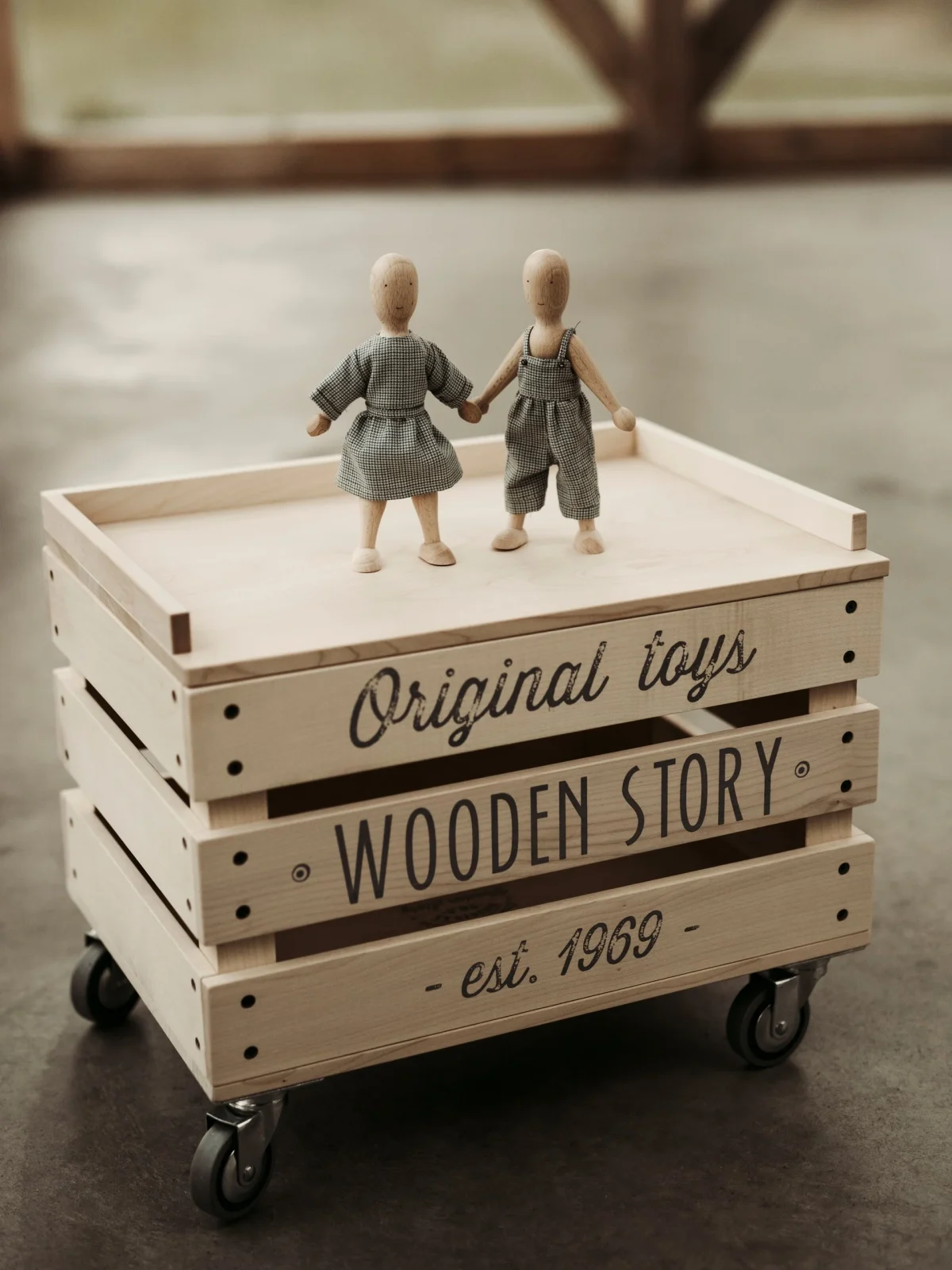 Wooden Beech Doll with Dress, photo 8
