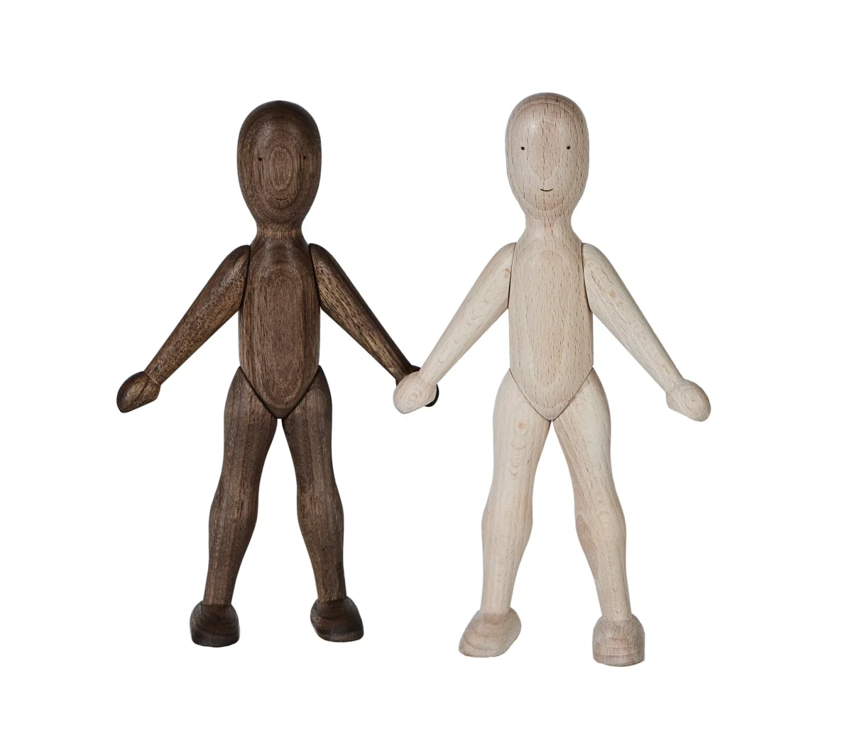 Wooden Walnut Doll with Pants, photo 2