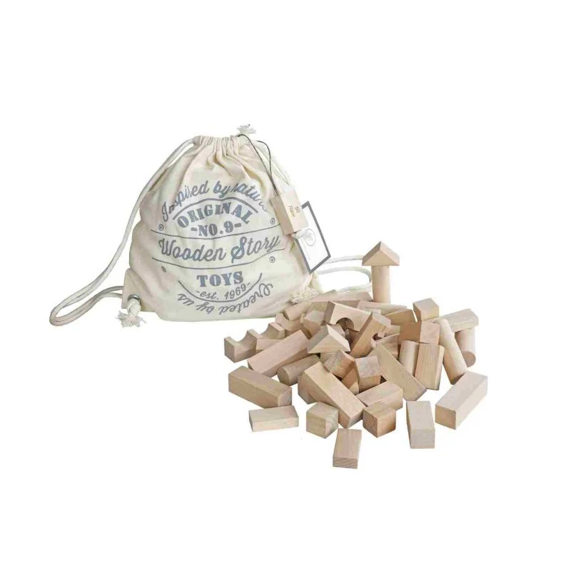 Wooden Blocks in a Bag