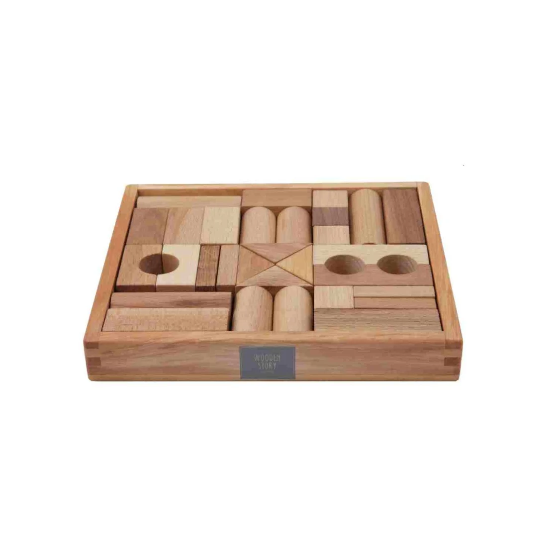 Wooden Blocks in a Box