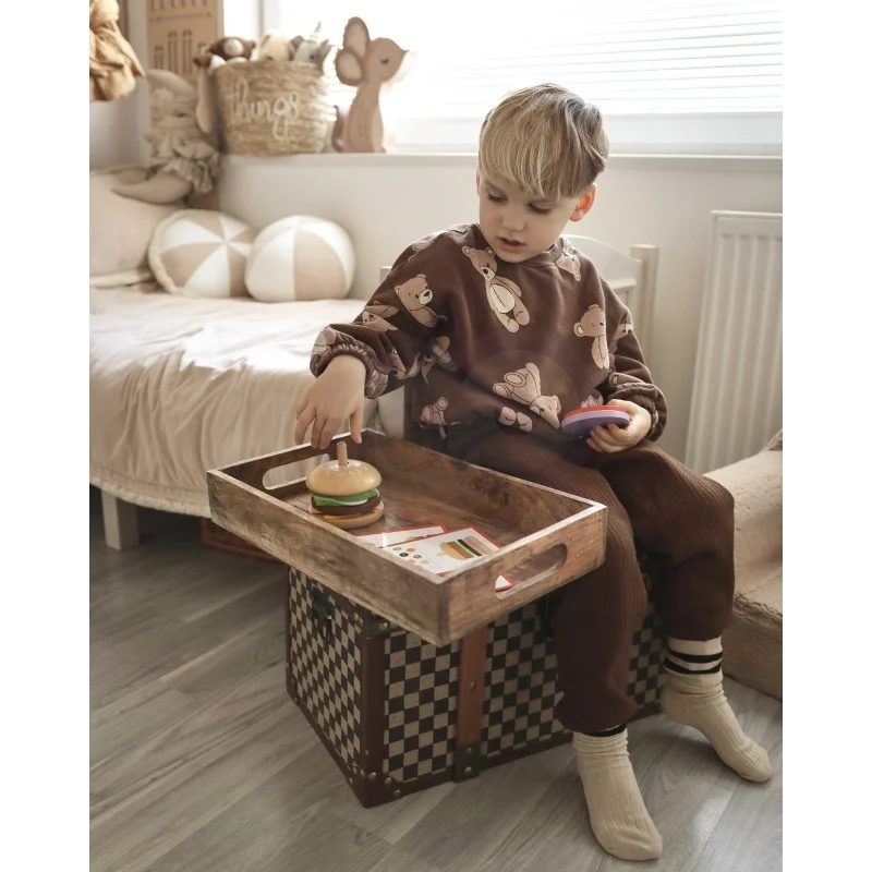Wooden Burger Restaurant Puzzle for Children, 15 pcs, photo 7