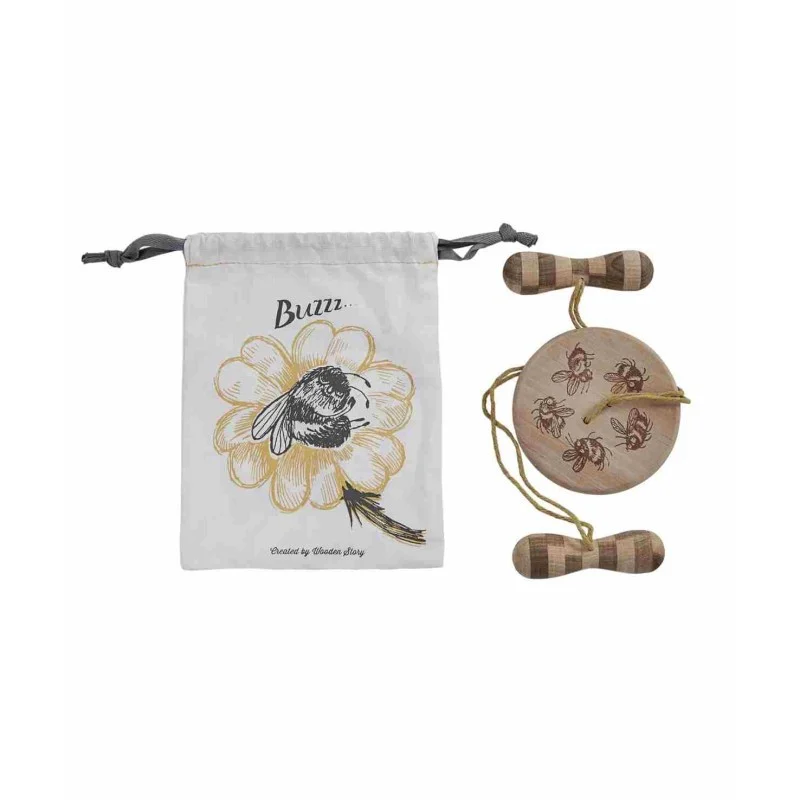 Wooden Buzz Spinner with Bumblebees, photo 2