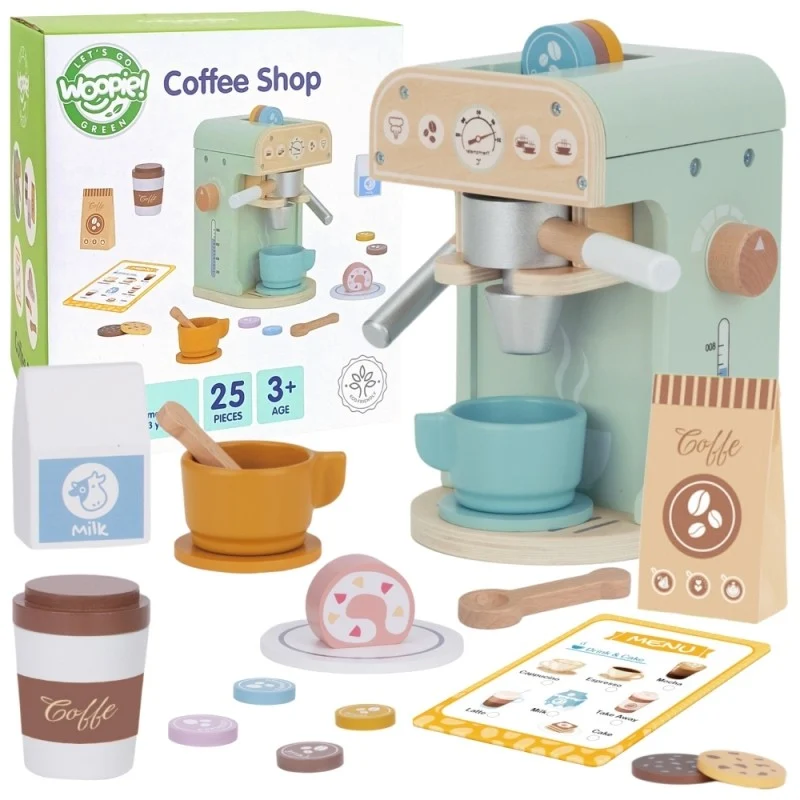 Wooden Barista Coffee Maker Set, 25 pcs, photo 14