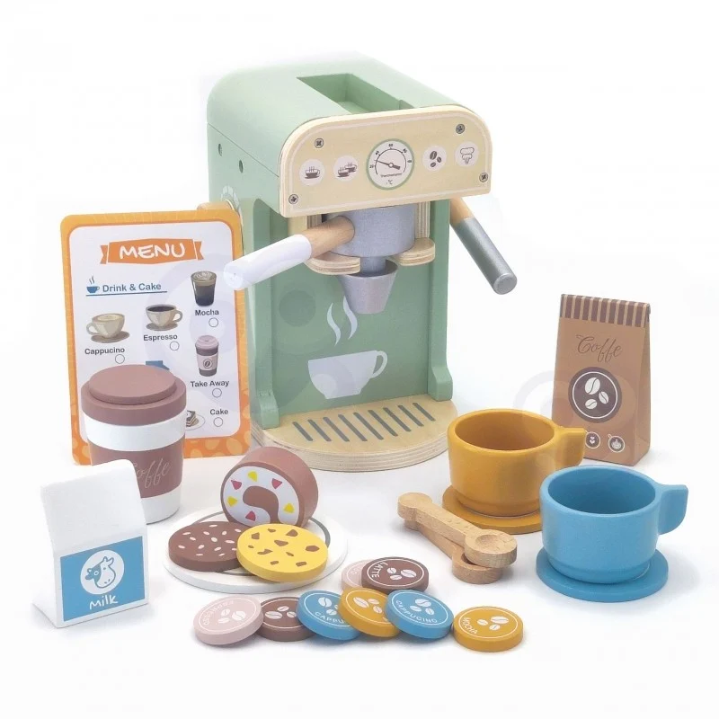 Wooden Barista Coffee Maker Set, 25 pcs