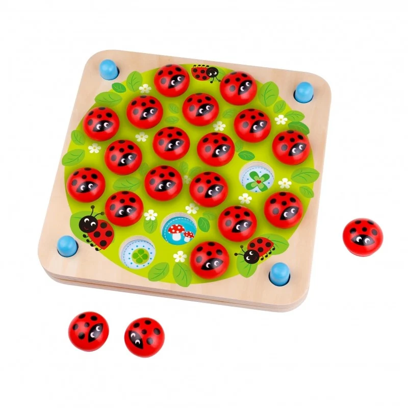 Wooden Ladybug Memory Puzzle, photo 3