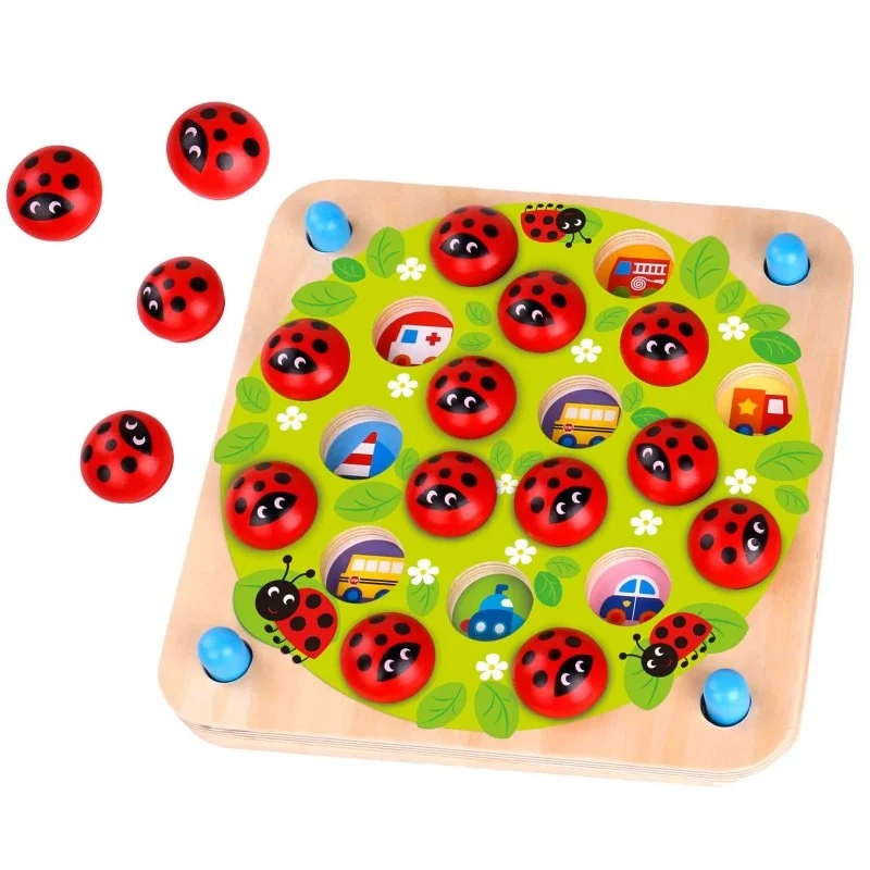 Wooden Ladybug Memory Puzzle, photo 4