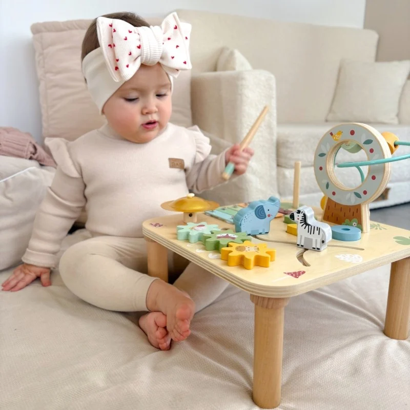 Wooden Educational Table Musical Sensory Maze 5in1, photo 2