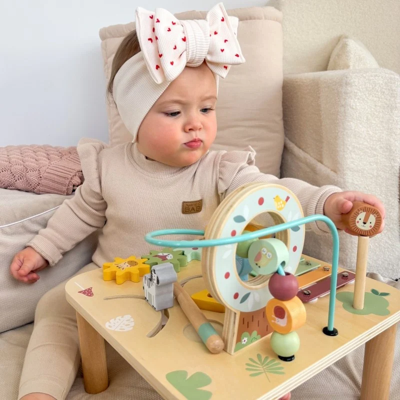 Wooden Educational Table Musical Sensory Maze 5in1, photo 11