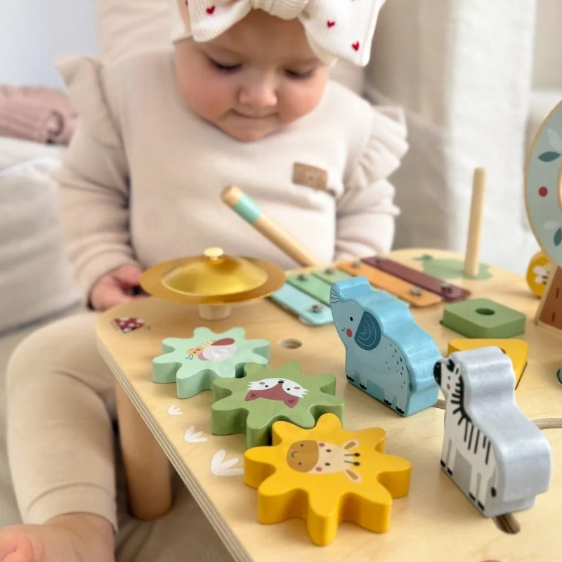 Wooden Educational Table Musical Sensory Maze 5in1, photo 7