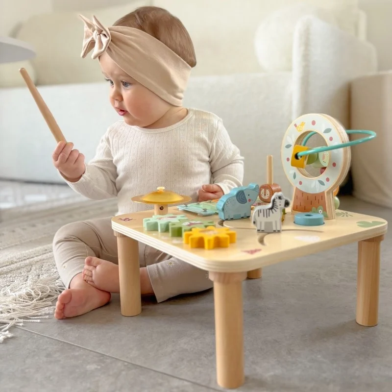 Wooden Educational Table Musical Sensory Maze 5in1, photo 10