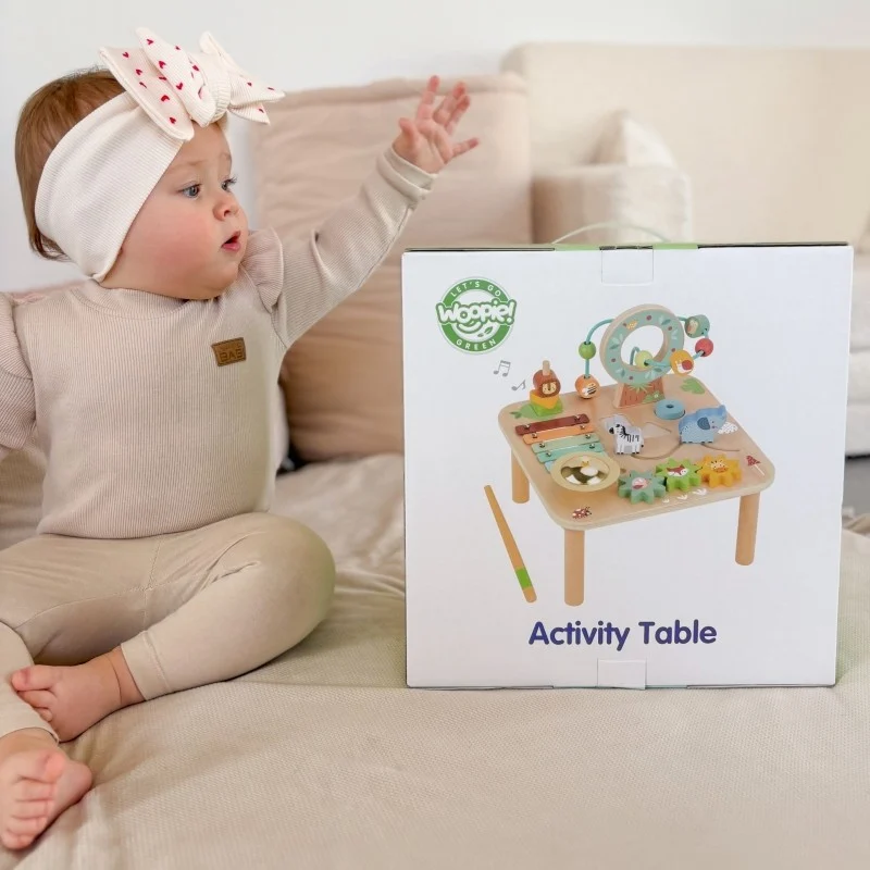 Wooden Educational Table Musical Sensory Maze 5in1, photo 8
