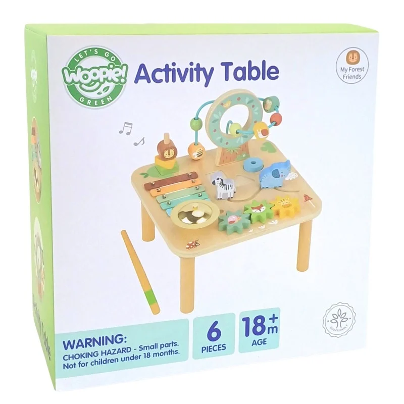 Wooden Educational Table Musical Sensory Maze 5in1, photo 14