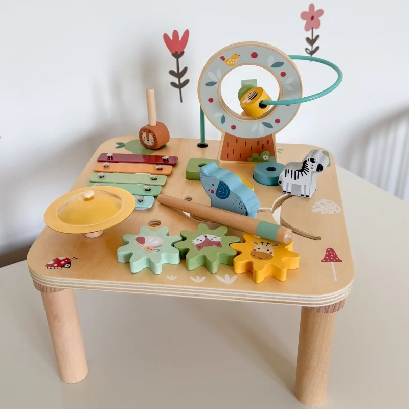 Wooden Educational Table Musical Sensory Maze 5in1, photo 6