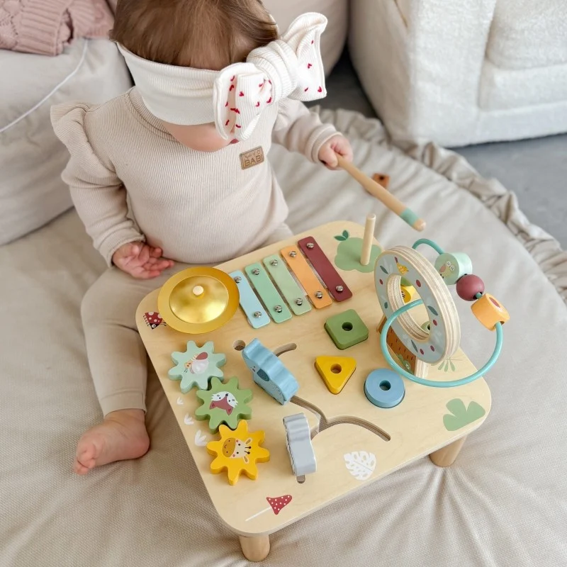 Wooden Educational Table Musical Sensory Maze 5in1, photo 13